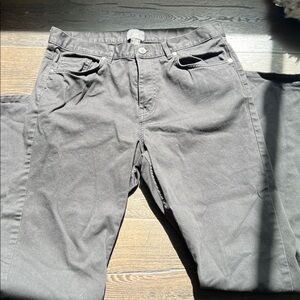 H&M dark graish black Slim Fit Pants 31/32